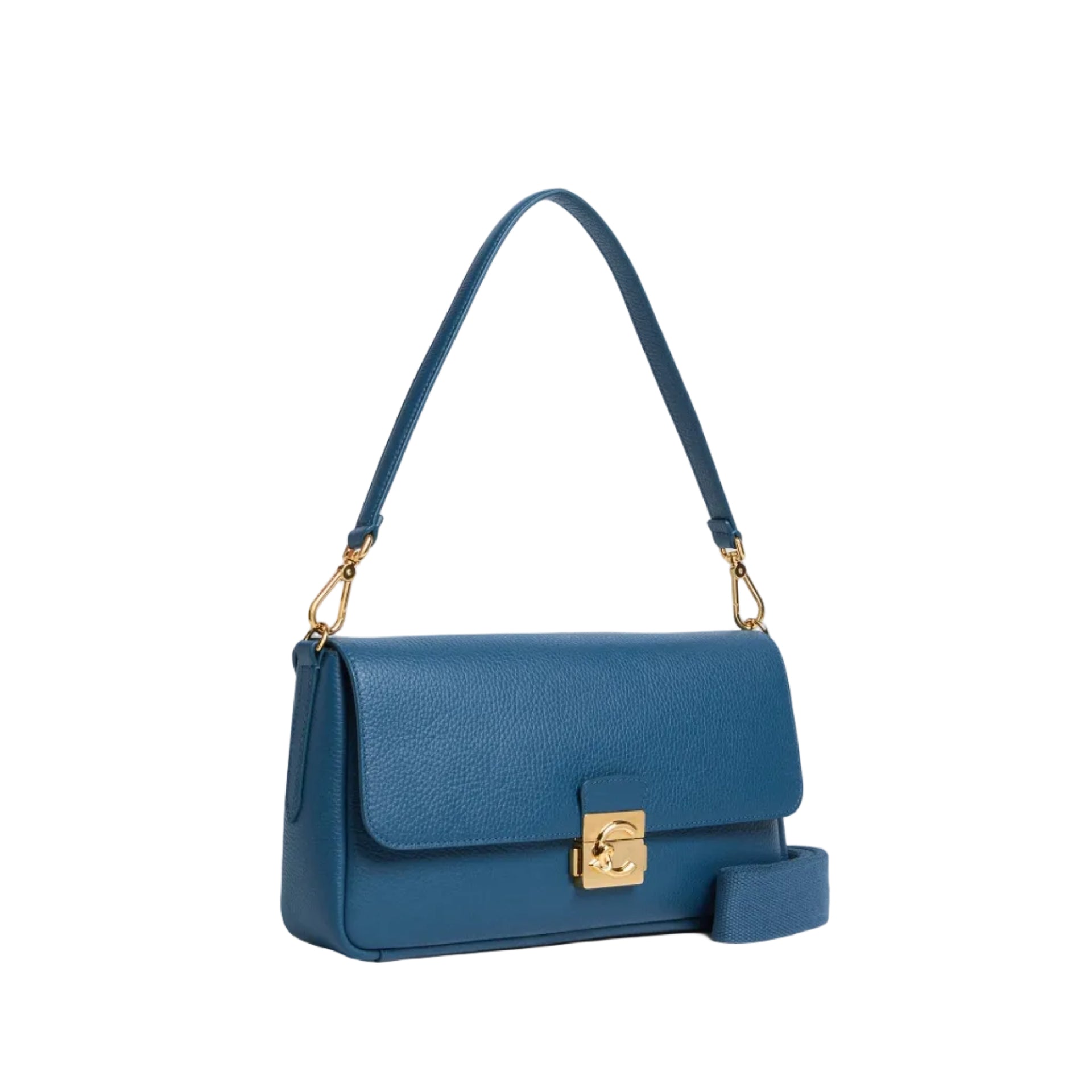 Coccinelle Borsa a Tracolla Pelle Donna Blu Chiusura a Scatto Borse - vista 3
