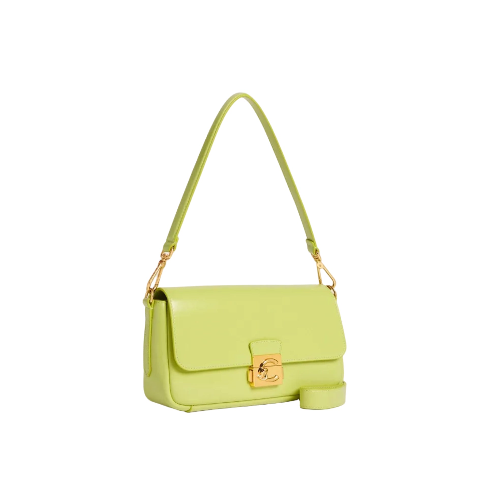 Coccinelle Borsa a Tracolla Pelle Donna Verde Logo Borse - vista 3