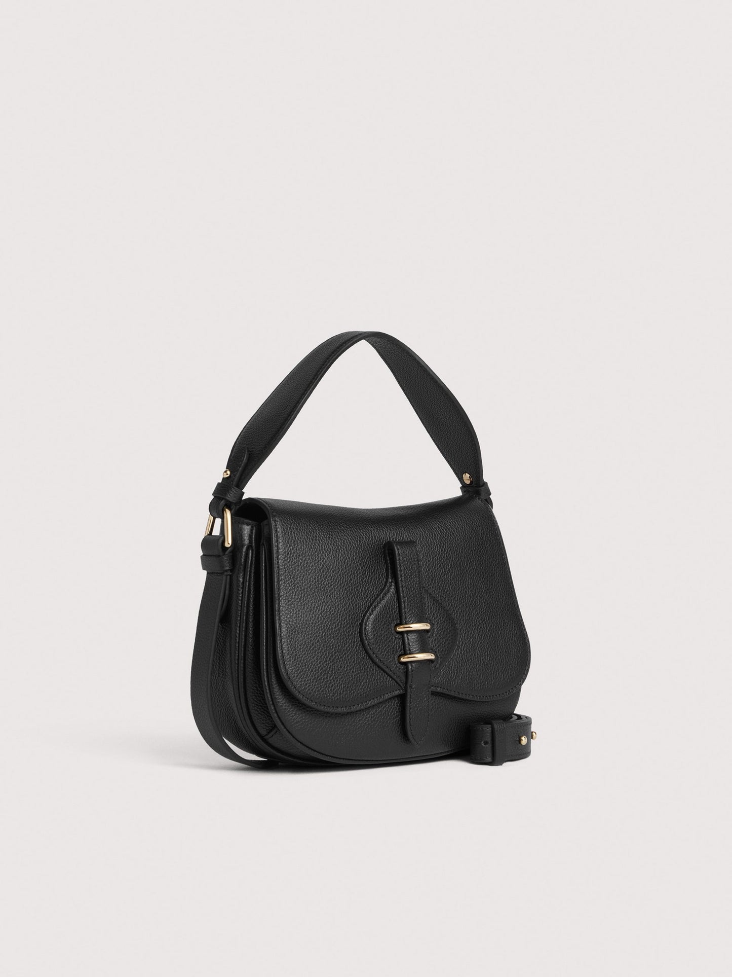 Coccinelle Borsa a Tracolla Pelle Donna Nera Logo Borse nero - vista 4