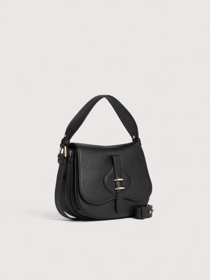 Coccinelle Borsa a Tracolla Pelle Donna Nera Logo Borse nero - vista 4