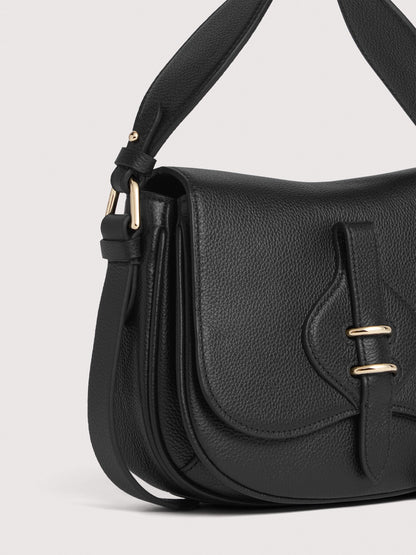 Coccinelle Borsa a Tracolla Pelle Donna Nera Logo Borse nero - vista 6