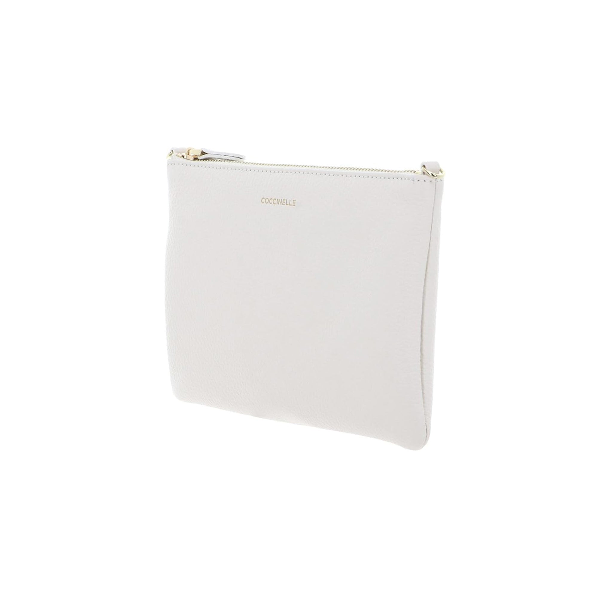 COCCINELLE Borsa Donna a Tracolla Bianca, In Vera Pelle, Best Crossbody Medium