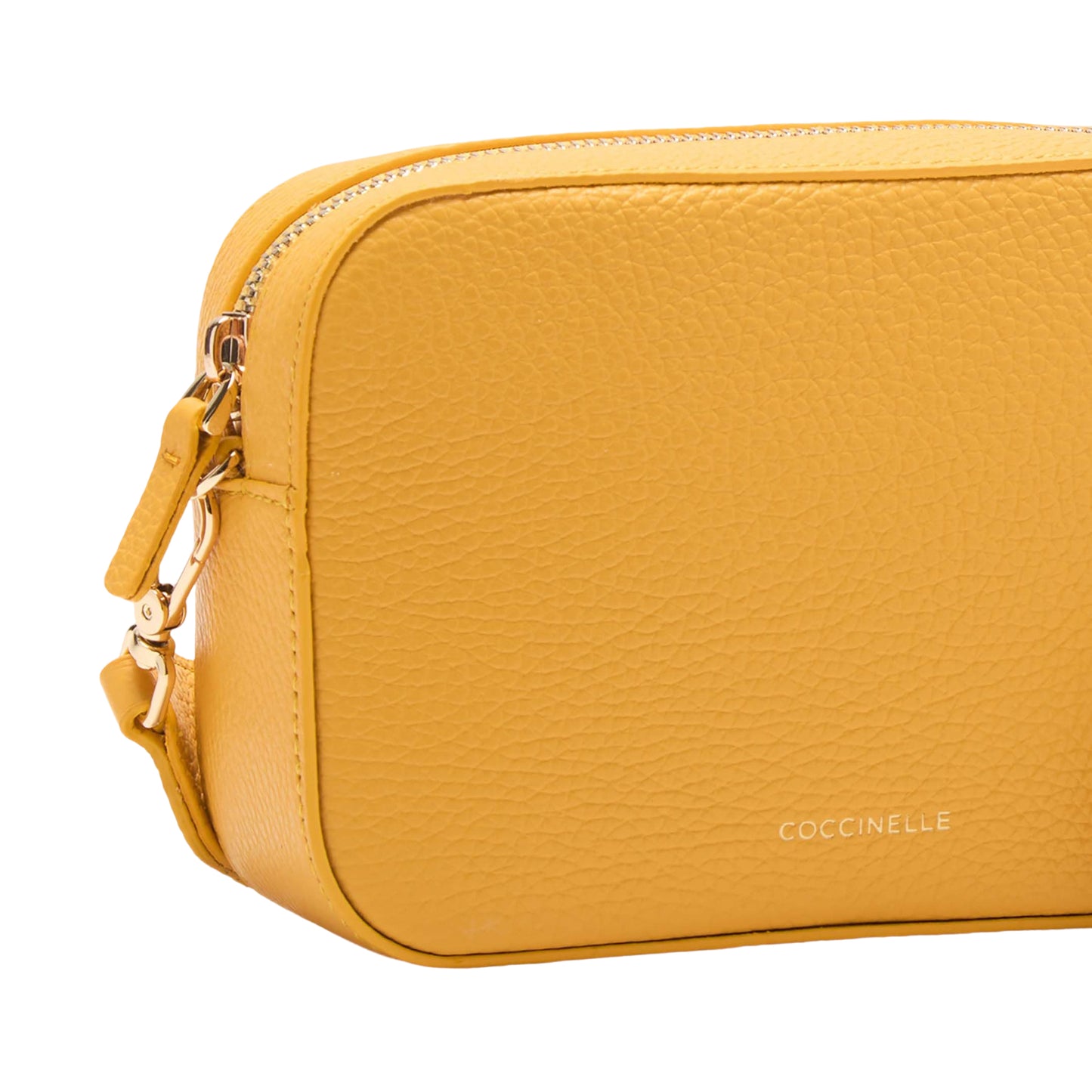 COCCINELLE Borsa Donna a Tracolla Gialla, In Vera Pelle, Tebe Mini Borse giallo - vista 5