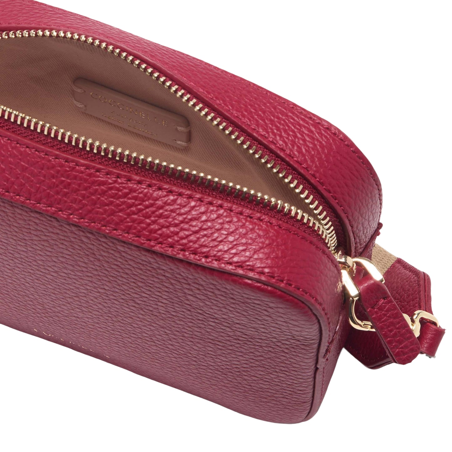 COCCINELLE Borsa Donna a Tracolla Rossa, In Vera Pelle, Tebe Mini Borse rosso - vista 4