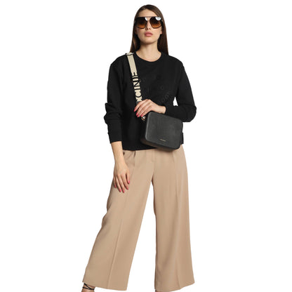 COCCINELLE Borsa Donna a Tracolla Nera, In Vera Pelle, Tebe Large Borse nero - vista 6