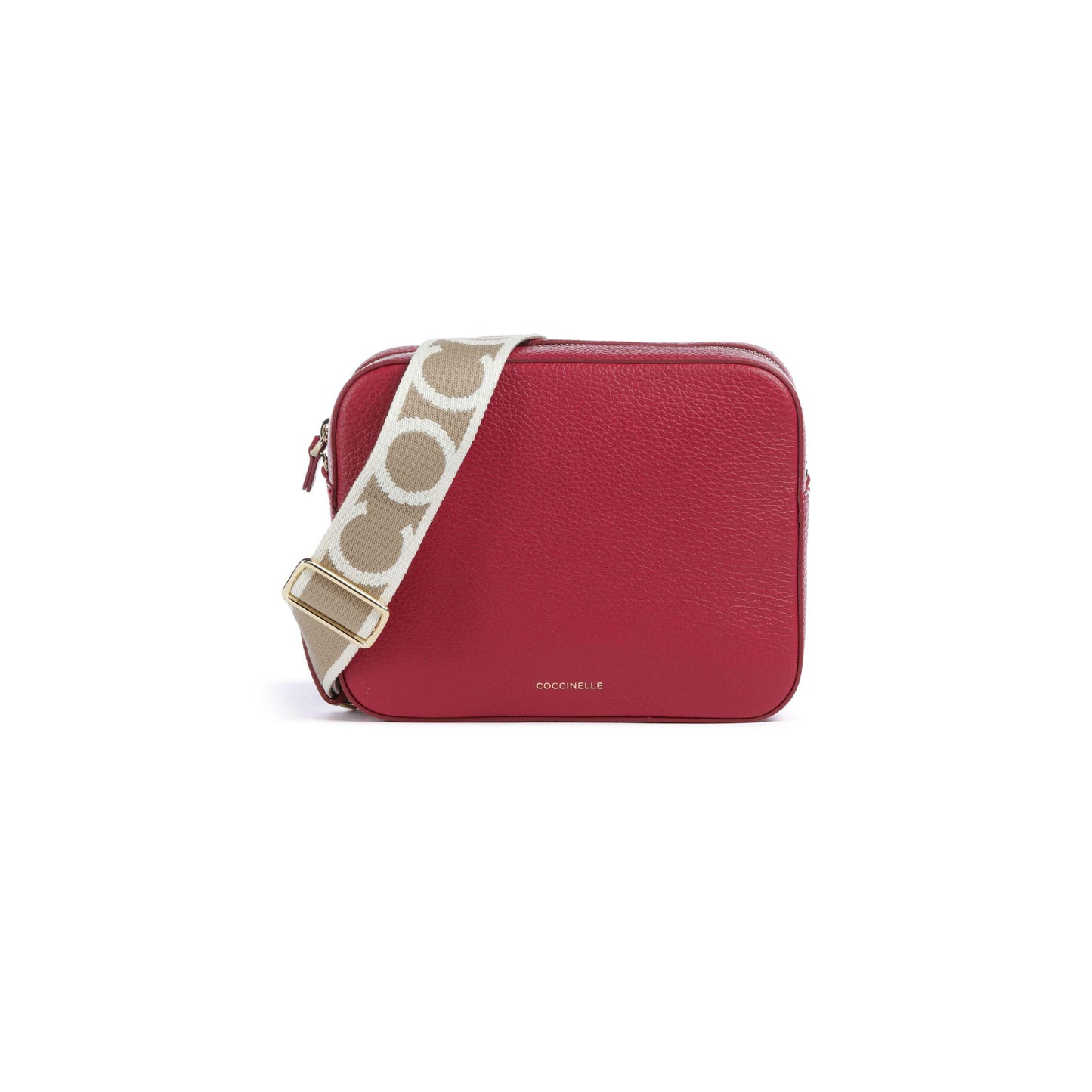COCCINELLE Borsa Donna a Tracolla Rossa, In Vera Pelle, Tebe Large Borse Rosso - foto prodotto