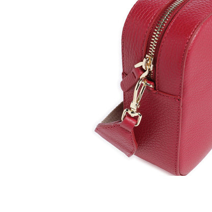 COCCINELLE Borsa Donna a Tracolla Rossa, In Vera Pelle, Tebe Large Borse rosso - vista 4