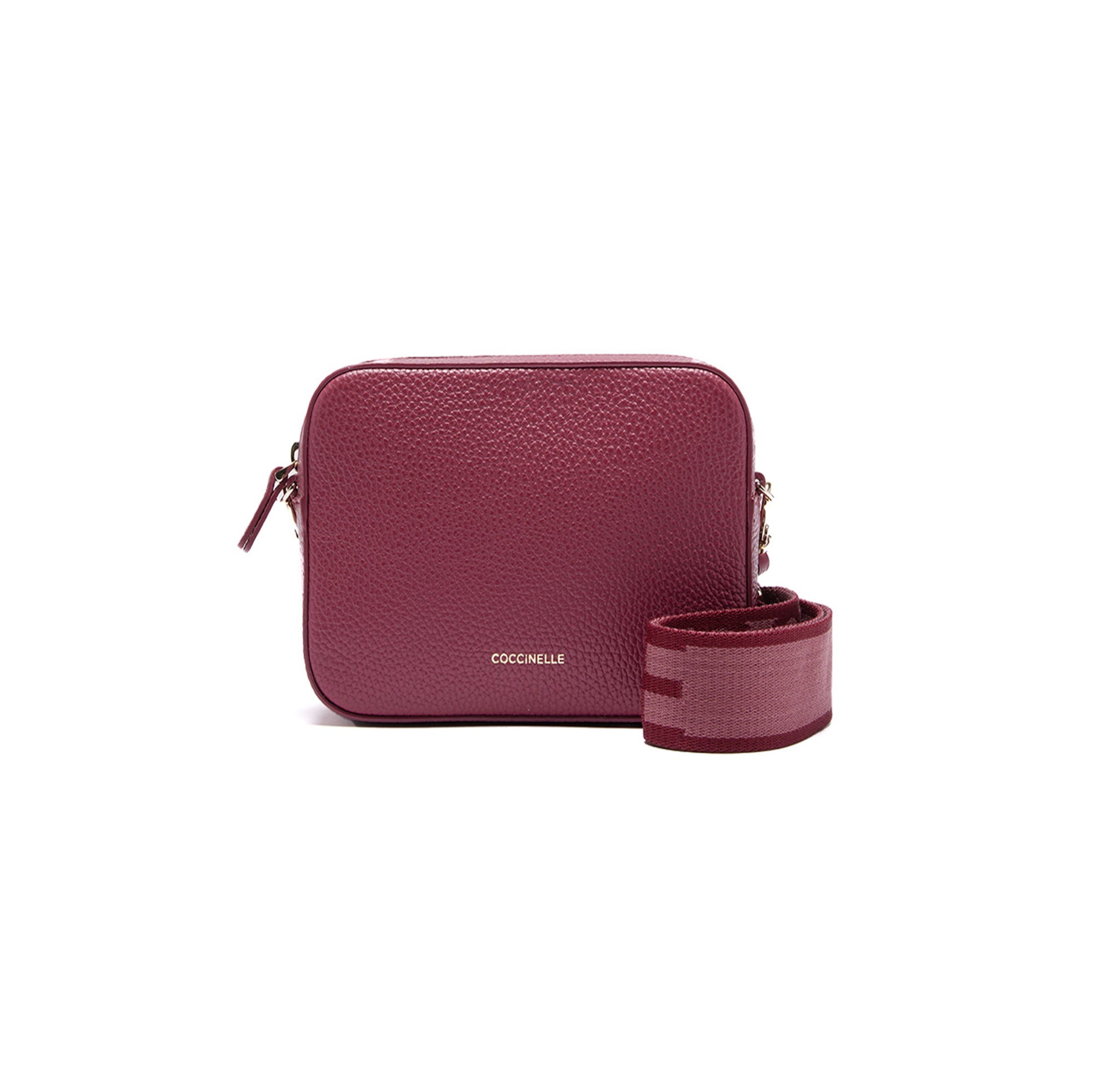 COCCINELLE Borsa Donna a Tracolla Rossa, In Vera Pelle, Tebe Large