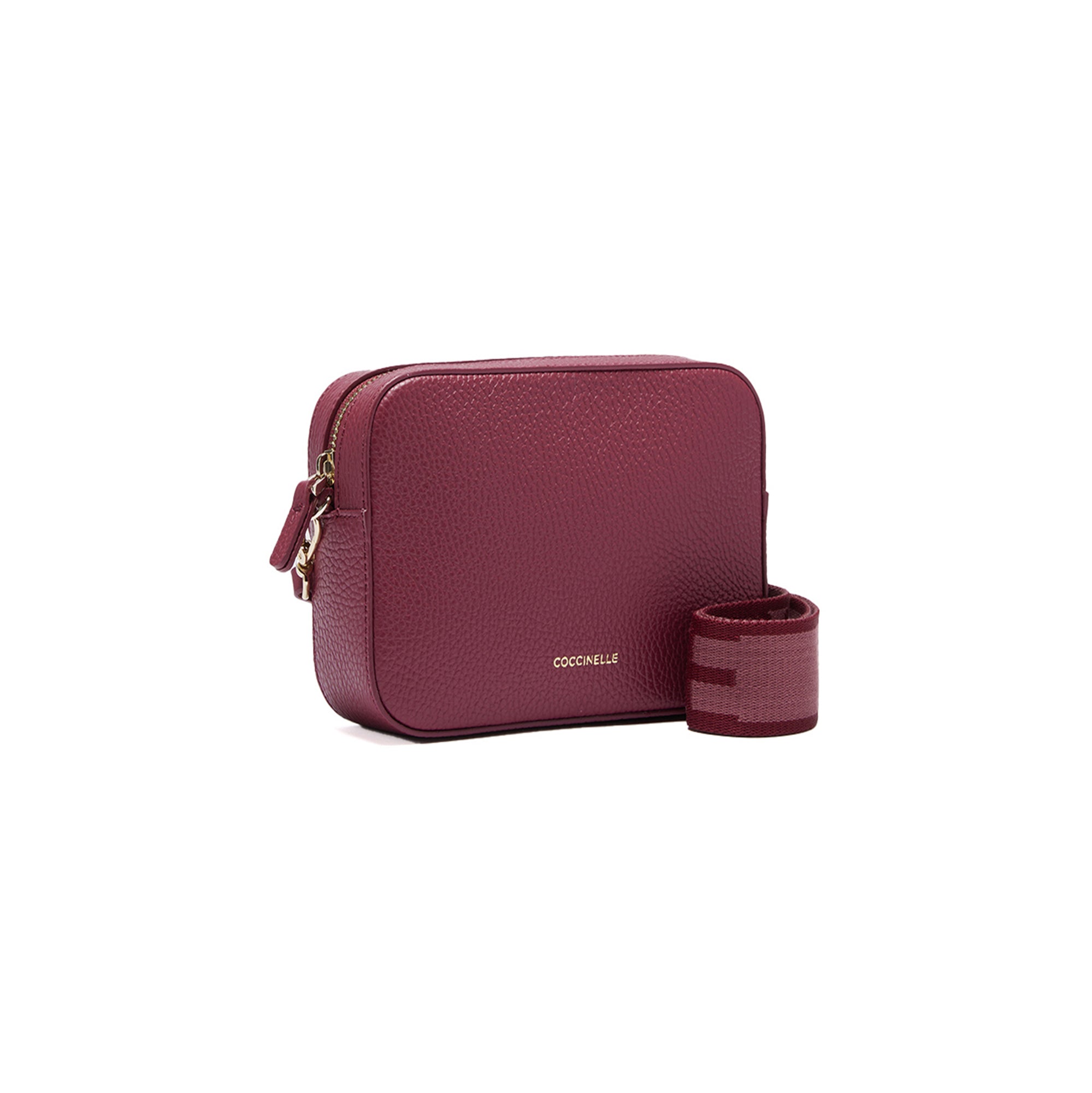 COCCINELLE Borsa Donna a Tracolla Rossa, In Vera Pelle, Tebe Large