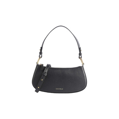 COCCINELLE Borsa Donna Hobo a Spalla Nera, In Vera Pelle, Merveille Borse Nero - foto prodotto