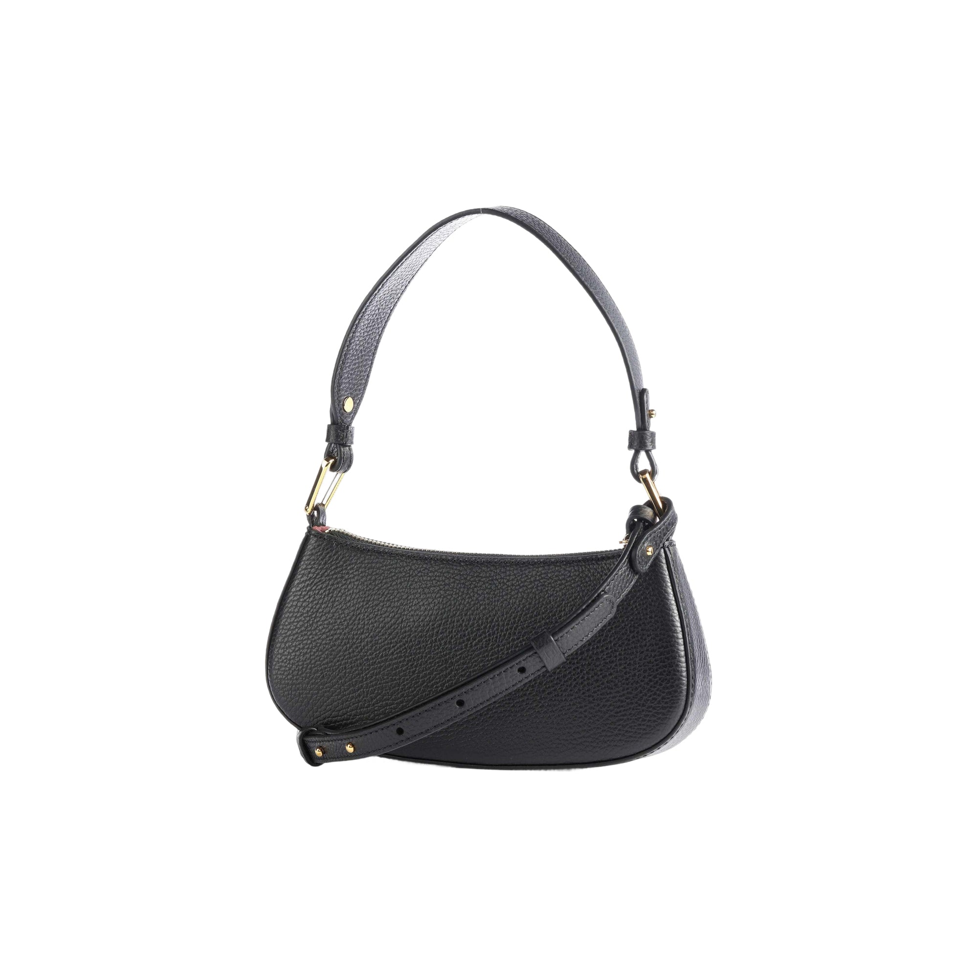 COCCINELLE Borsa Donna Hobo a Spalla Nera, In Vera Pelle, Merveille