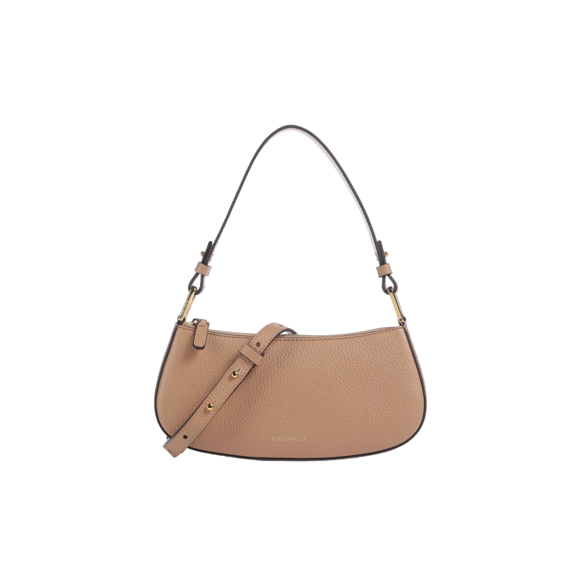 COCCINELLE Borsa Donna Hobo a Spalla Marrone, In Vera Pelle, Merveille