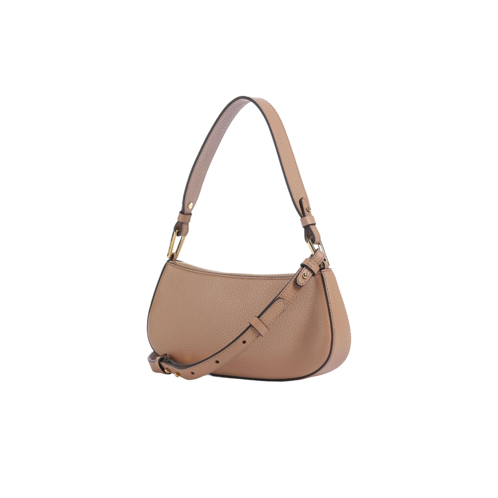 COCCINELLE Borsa Donna Hobo a Spalla Marrone, In Vera Pelle, Merveille Borse - vista 3
