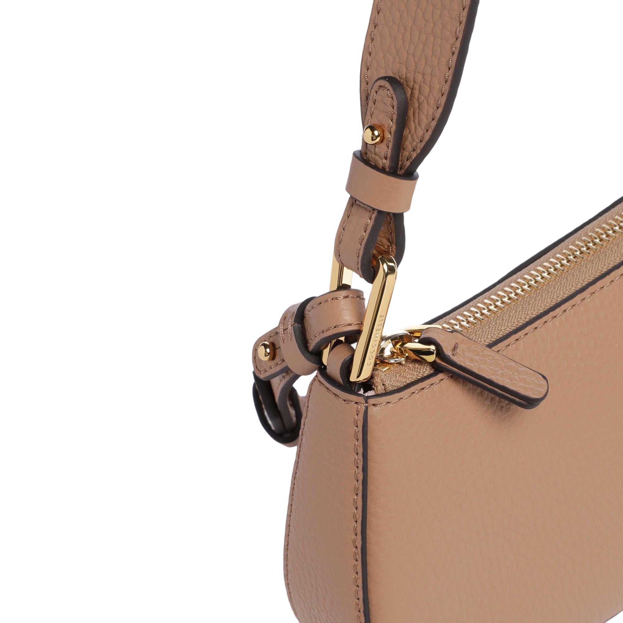 COCCINELLE Borsa Donna Hobo a Spalla Marrone, In Vera Pelle, Merveille