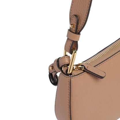COCCINELLE Borsa Donna Hobo a Spalla Marrone, In Vera Pelle, Merveille Borse - vista 5