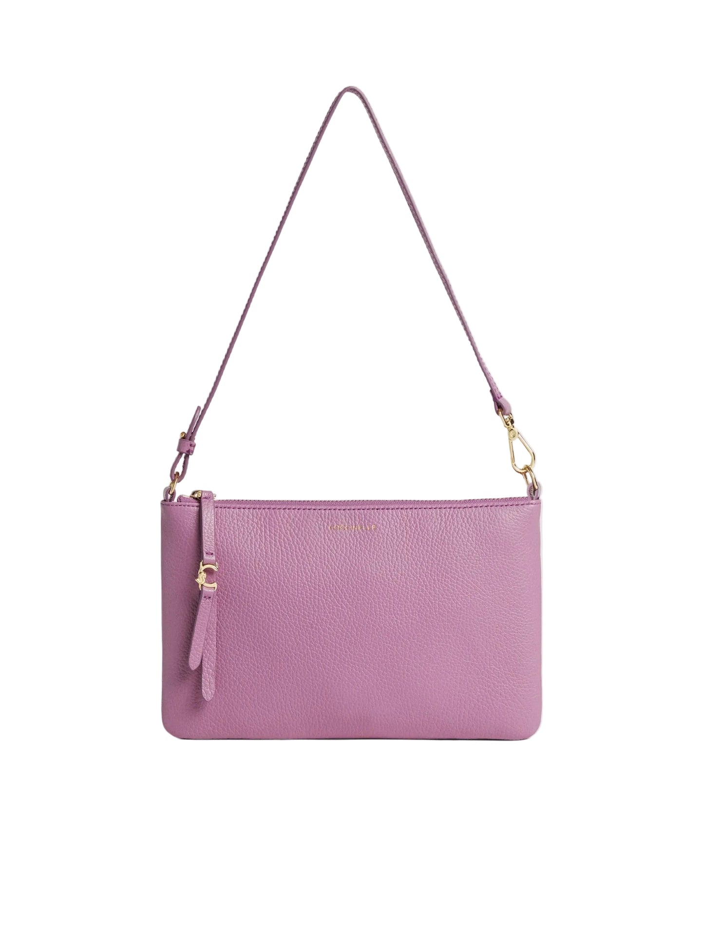 Coccinelle Borsa a Spalla Pelle Donna Viola Logo Borse - foto prodotto