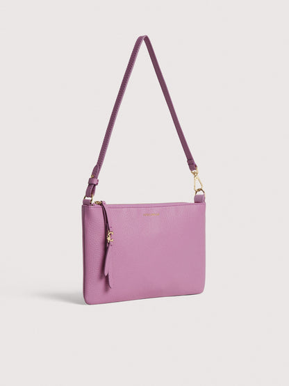 Coccinelle Borsa a Spalla Pelle Donna Viola Logo Borse - vista 3