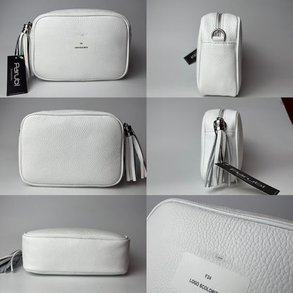 Borsa a Tracolla Donna - Outlet con Piccoli Difetti - Modello Anastasia Parubi Borse Bianco - vista 28
