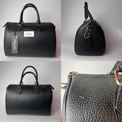 Borsa Bauletto Donna a Mano con Tracolla - Outlet con Piccoli Difetti - Modello Olimpia Parubi Borse Nero - vista 13