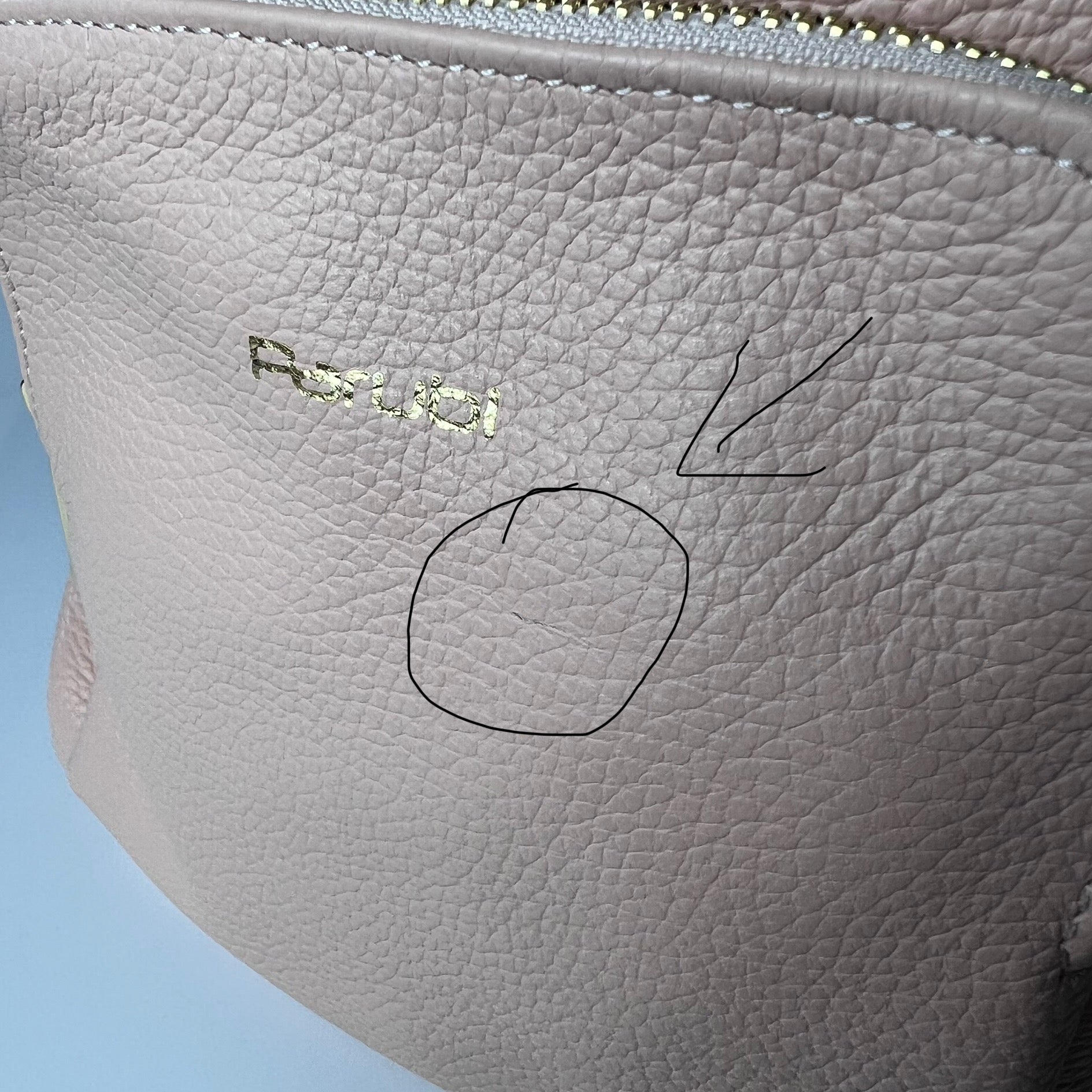 Zaino Donna in Vera Pelle - Outlet con Piccoli Difetti - Modello Ines Parubi - vista 10