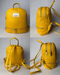 Zaino Donna in Vera Pelle - Outlet con Piccoli Difetti - Modello Maya Parubi Giallo - vista 10