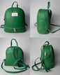 Zaino Donna in Vera Pelle - Outlet con Piccoli Difetti - Modello Maya Parubi Verde Bottiglia - vista 11