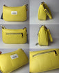 Borsa Donna a Tracolla e Spalla - Outlet con Piccoli Difetti - Modello Isa Parubi Borse Giallo Chiaro - vista 9
