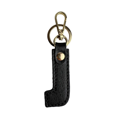 Portachiavi Lettera Donna e Uomo, In Vera Pelle Saffiano, Made in Italy Parubi Accessori - vista 9