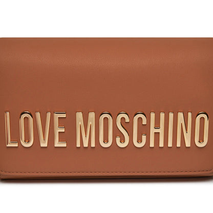 Borsa Donna Love Moschino con Tracolla a Catena e Logo Gold Borse oro - vista 11