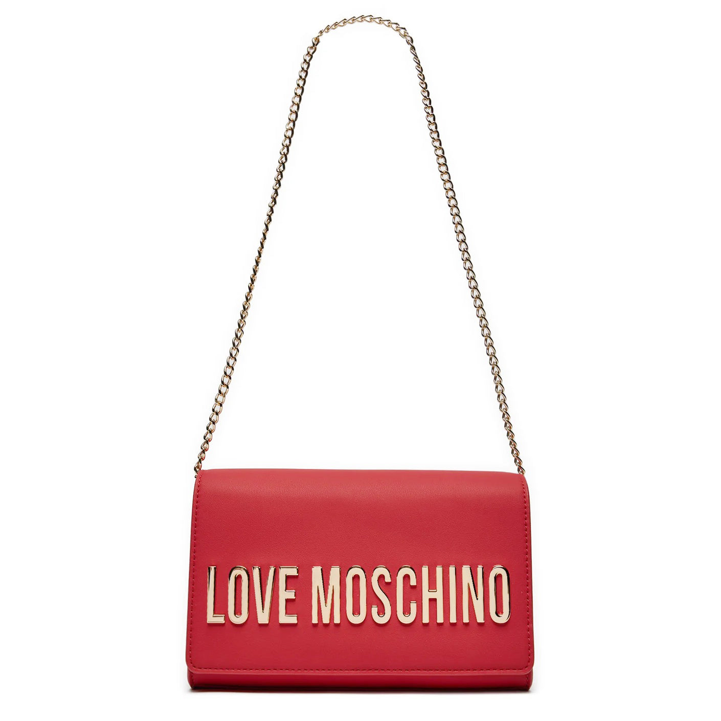 Borsa Donna Love Moschino con Tracolla a Catena e Logo Gold Borse oro - vista 3