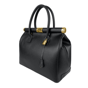 Borsa Donna a Mano con Tracolla, In Vera Pelle Morbida, Made in Italy, Modello Matilde Parubi Borse - vista 2