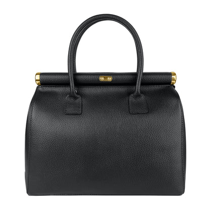 Borsa Donna a Mano con Tracolla, In Vera Pelle Morbida, Made in Italy, Modello Matilde Parubi Borse - vista 4