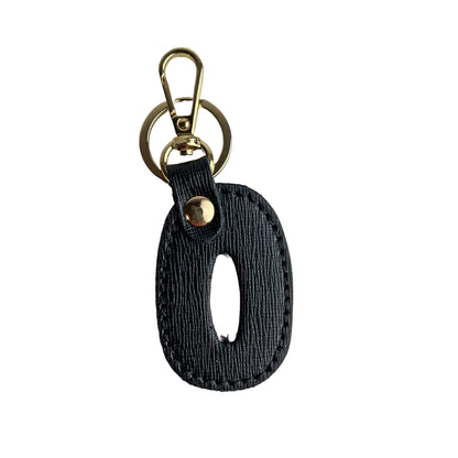 Portachiavi Lettera Donna e Uomo, In Vera Pelle Saffiano, Made in Italy Parubi Accessori - vista 24