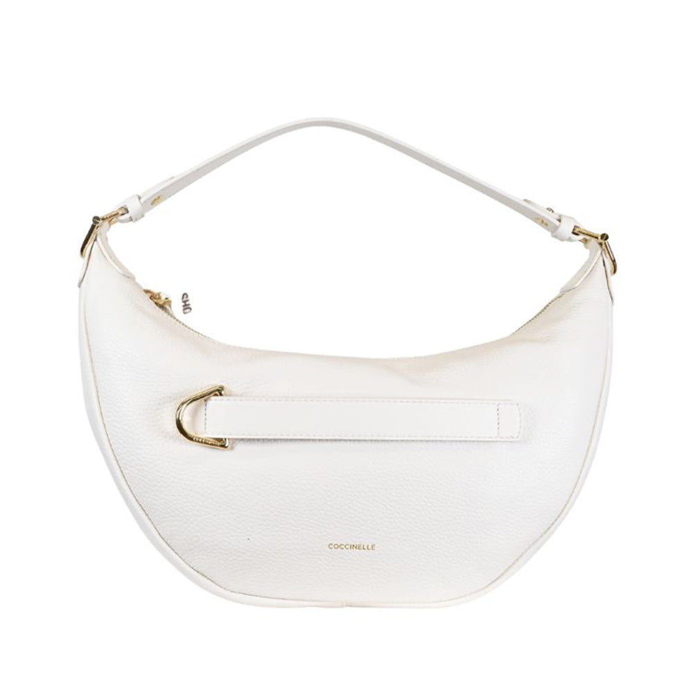 Coccinelle Borsa a Tracolla Pelle Donna Bianca Chiusura con Zip Borse bianco - foto prodotto