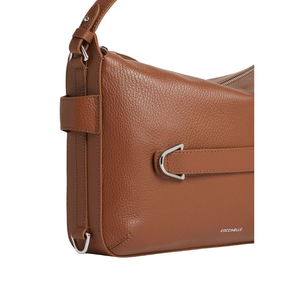 Coccinelle Borsa a Tracolla Pelle Donna Marrone Chiusura con Zip Borse - vista 6