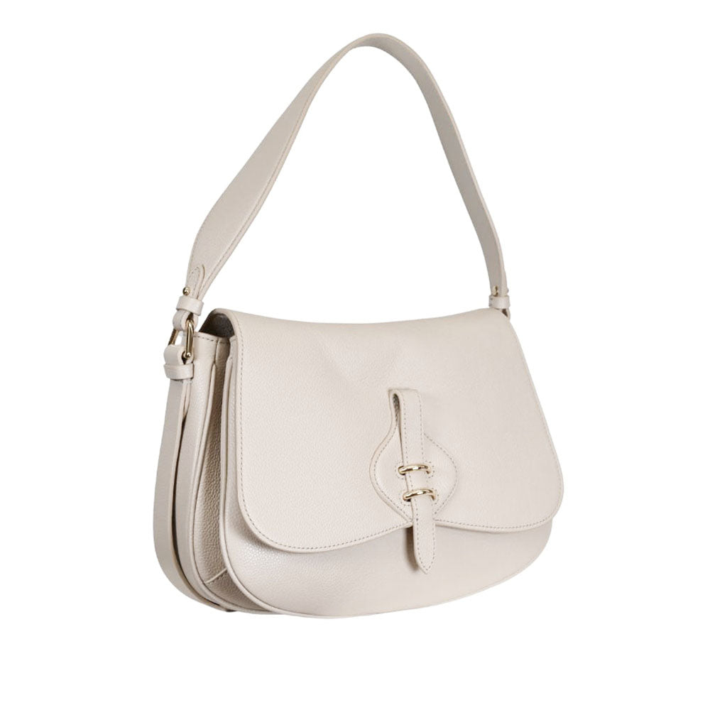 Coccinelle Borsa a Tracolla Pelle Donna Bianca Logo Borse bianco - vista 4