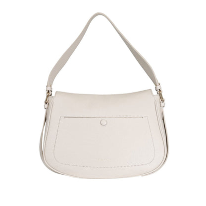 Coccinelle Borsa a Tracolla Pelle Donna Bianca Logo Borse bianco - vista 3
