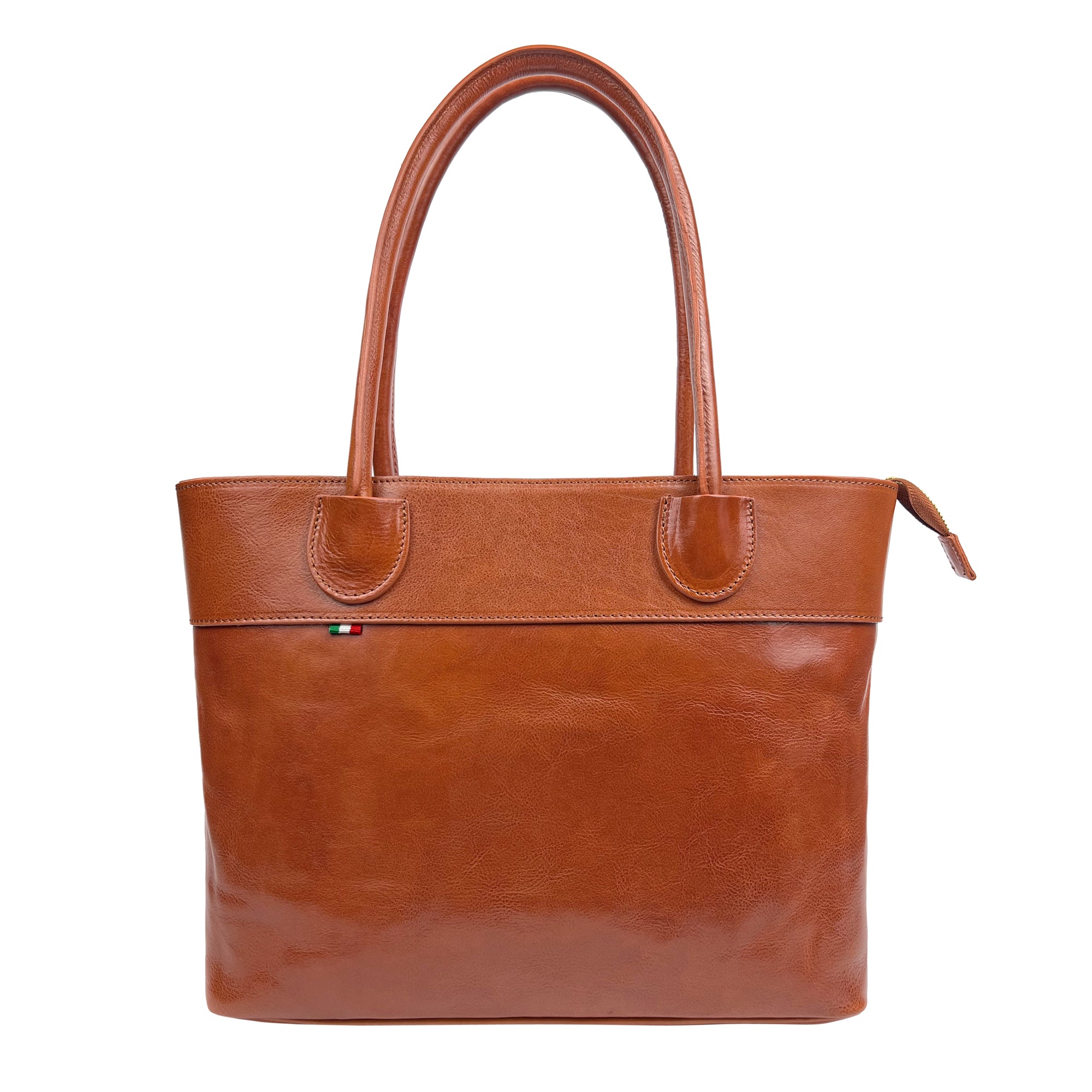 Borsa Donna a Spalla, In Vera Pelle, Made in Italy, Modello Mirta Parubi Borse Miele - foto prodotto