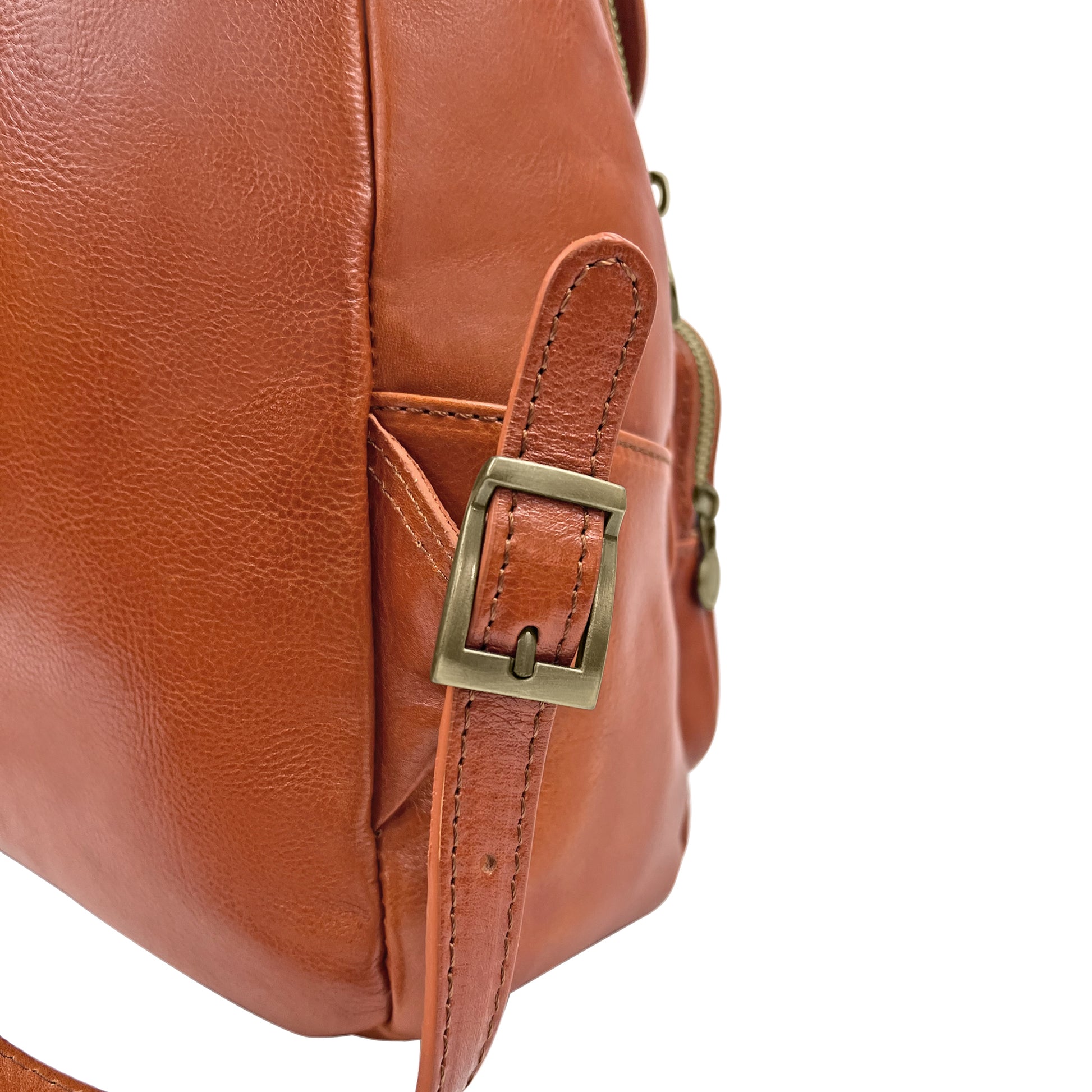 Zaino Donna, In Vera Pelle, Made in Italy, Modello Cora Parubi - vista 6