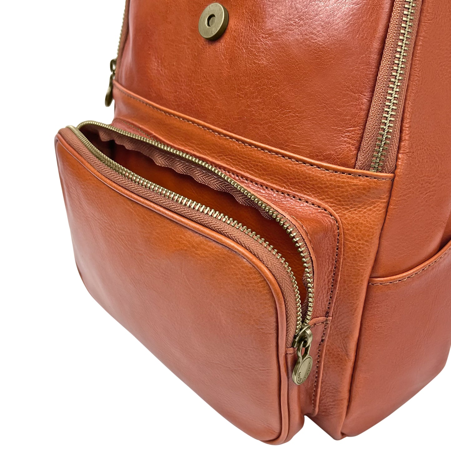 Zaino Donna, In Vera Pelle, Made in Italy, Modello Cora Parubi - vista 7