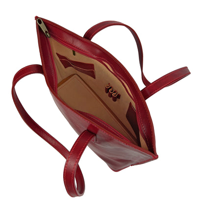Borsa Donna a Spalla, In Vera Pelle, Made in Italy, Modello Marlena Parubi Borse - vista 15
