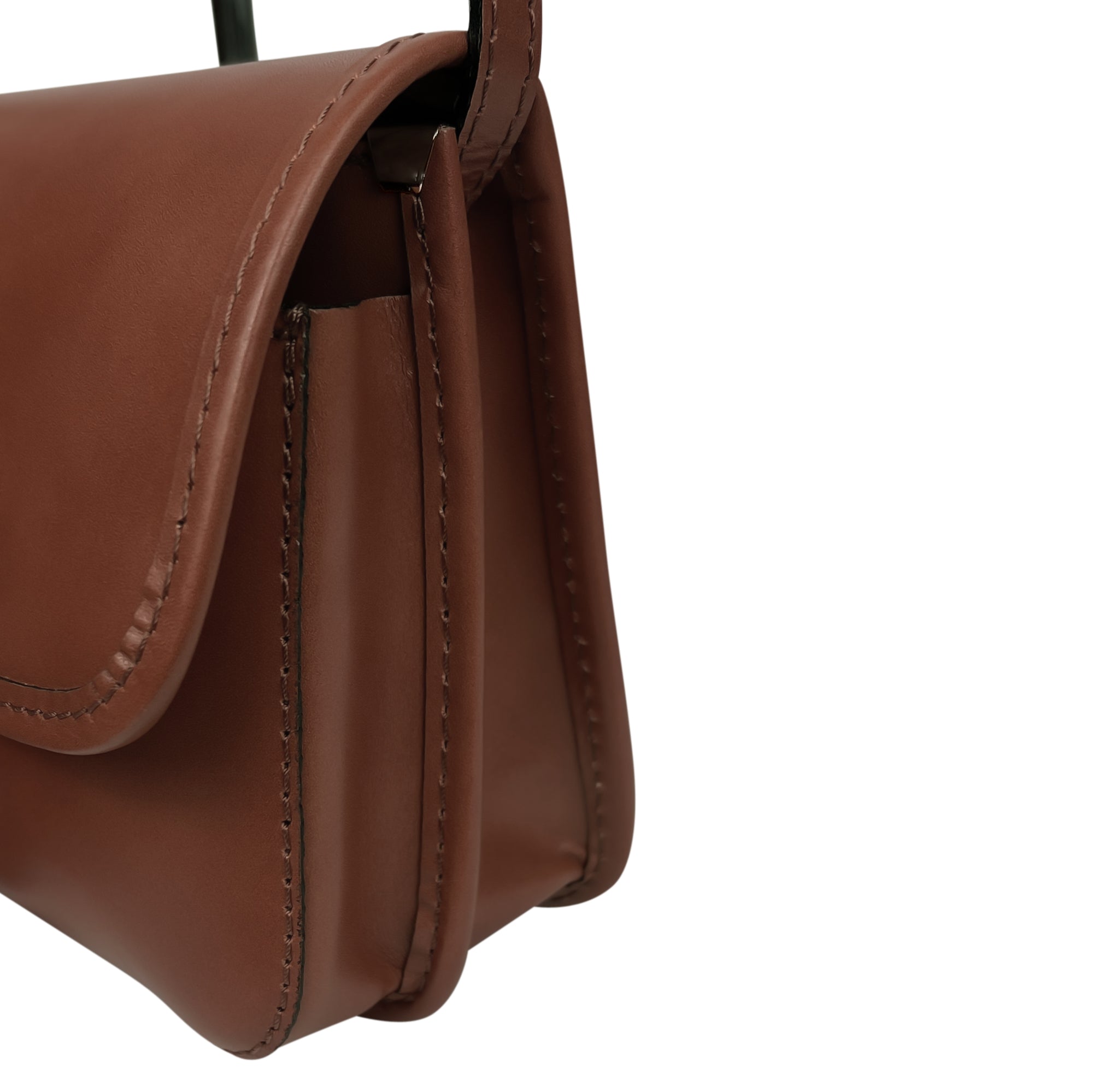 Sac bandoulière pour femme, en cuir véritable, fabriqué en Italie, modèle Agata