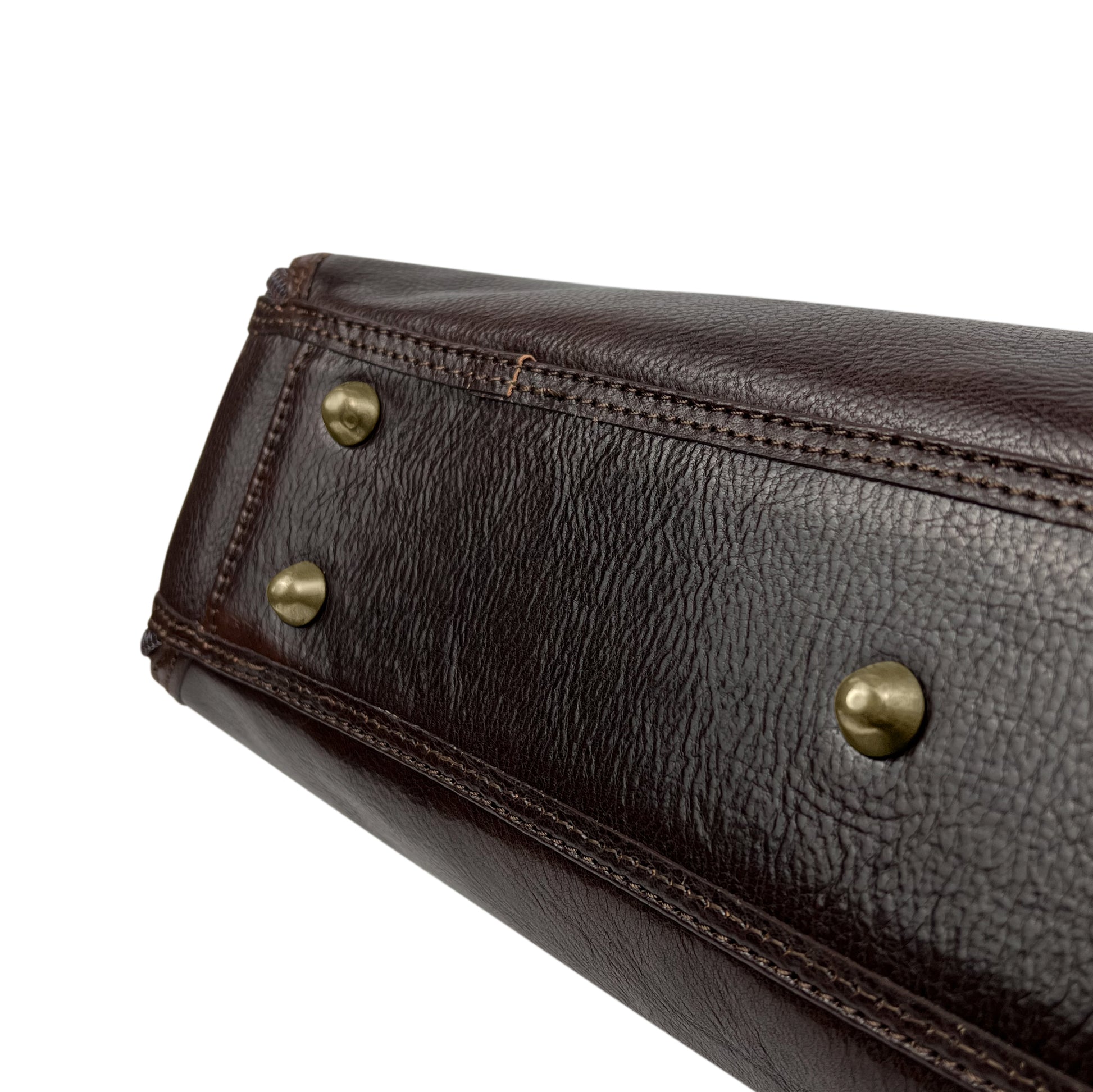 Borsa Donna a Spalla Portadocumenti, In Vera Pelle, Made in Italy, Modello Lia Parubi Borse - vista 5