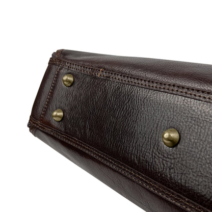 Borsa Donna a Spalla Portadocumenti, In Vera Pelle, Made in Italy, Modello Lia Parubi Borse - vista 5