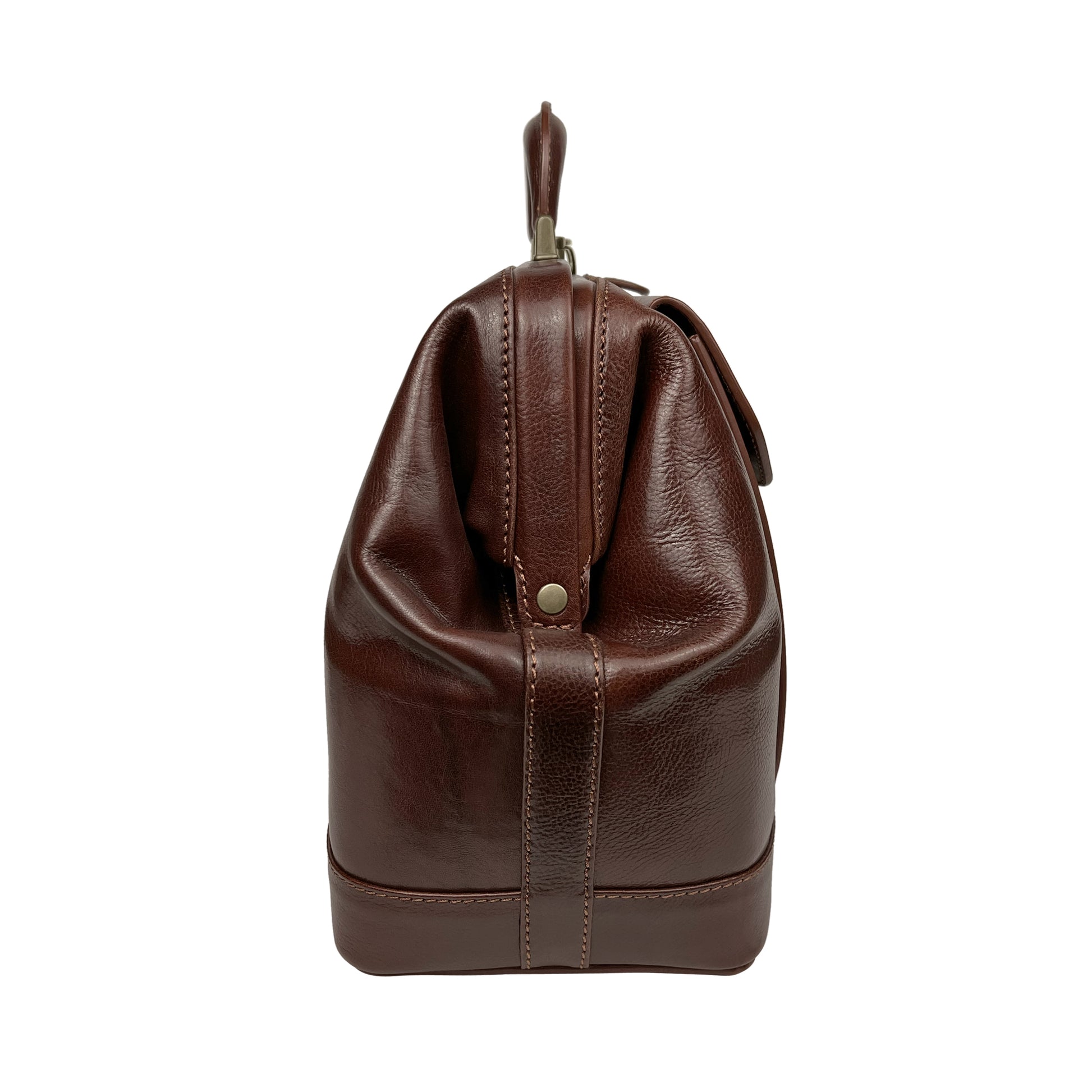 Borsa Da Medico Uomo e Donna, In Vera Pelle, Made in Italy, Modello Amedeo Parubi Borse - vista 3