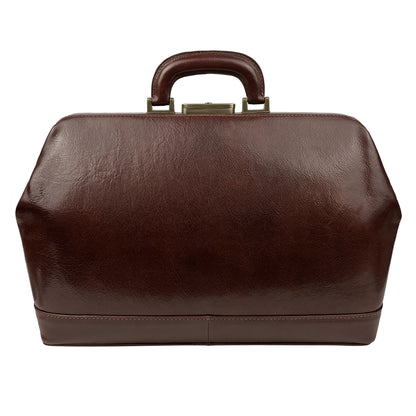 Borsa Da Medico Uomo e Donna, In Vera Pelle, Made in Italy, Modello Amedeo Parubi Borse - vista 4