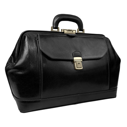 Borsa Da Medico Uomo e Donna, In Vera Pelle, Made in Italy, Modello Amedeo Parubi Borse - vista 12