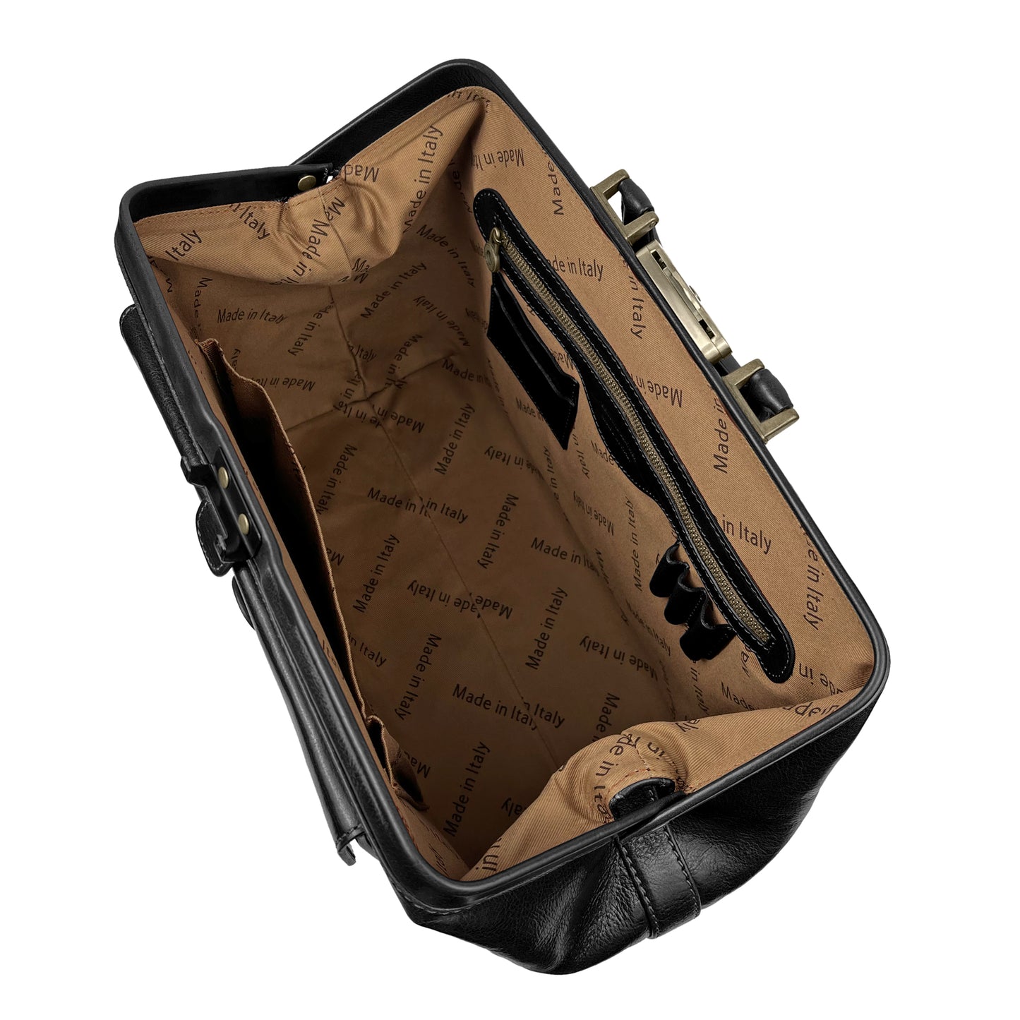 Borsa Da Medico Uomo e Donna, In Vera Pelle, Made in Italy, Modello Amedeo Parubi Borse - vista 15