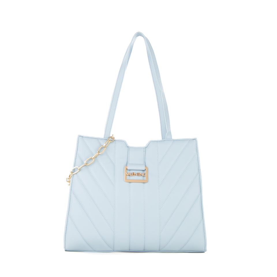 VALENTINO BAGS Borsa a Spalla Donna con Tracolla Azzurra Elegante