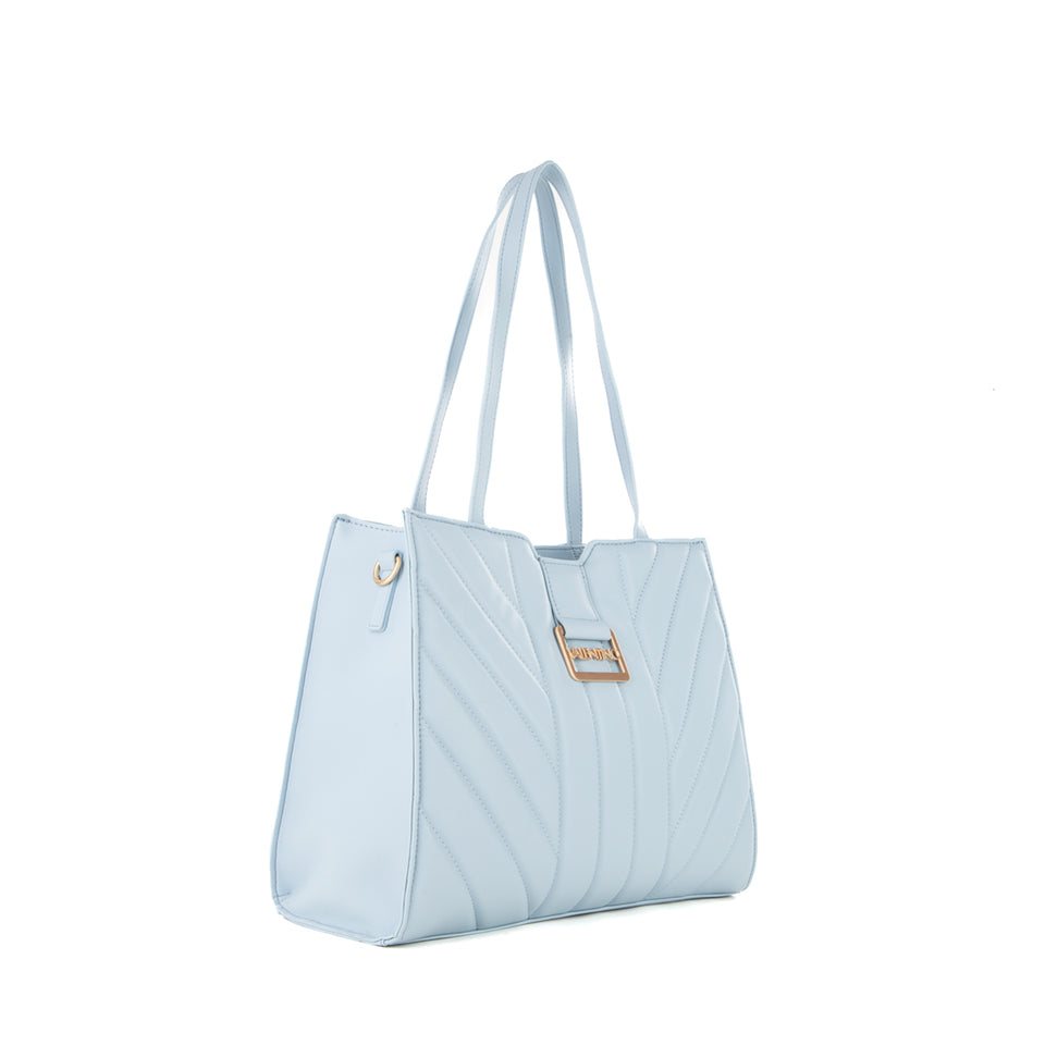 VALENTINO BAGS Borsa a Spalla Donna con Tracolla Azzurra Elegante